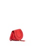 Front View - Click To Enlarge - CHLOÉ - 'Marcie' small leather crossbody saddle bag