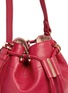 Detail View - Click To Enlarge - SEE BY CHLOÉ - 'Vicki' small leather bucket bag