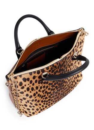 Detail View - Click To Enlarge - CHLOÉ - 'Baylee' medium spotted calfskin leather tote
