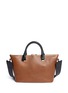 Back View - Click To Enlarge - CHLOÉ - 'Baylee' medium spotted calfskin leather tote