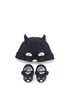Main View - Click To Enlarge - LITTLE MARC JACOBS - Baby cat hat and mouse slippers box set