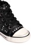 Detail View - Click To Enlarge - 90115 - 'Flash' rhinestone stud leather infant sneakers