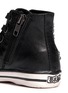 Detail View - Click To Enlarge - 90115 - 'Flash' rhinestone stud leather infant sneakers