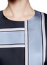 Detail View - Click To Enlarge - VICTORIA, VICTORIA BECKHAM - Stripe jacquard shift dress