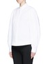 Front View - Click To Enlarge - ALAÏA - Balloon sleeve cotton poplin shirt