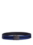Main View - Click To Enlarge - HAIDER ACKERMANN - Stripe grosgrain ribbon leather belt