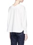 Back View - Click To Enlarge - ANGEL CHEN - Ruffle poplin top