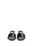 Front View - Click To Enlarge - PAUL ANDREW - 'Lina' leather slide sandals