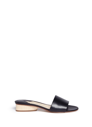 Main View - Click To Enlarge - PAUL ANDREW - 'Lina' leather slide sandals