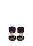 Front View - Click To Enlarge - PAUL ANDREW - 'Paavo' suede and patent leather mules
