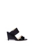 Main View - Click To Enlarge - PAUL ANDREW - 'Paavo' suede and patent leather mules