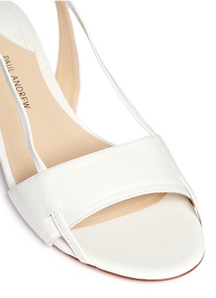 Detail View - Click To Enlarge - PAUL ANDREW - 'Linnea' ankle tie leather sandals