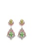 Main View - Click To Enlarge - KENNETH JAY LANE - Crystal flower drop earrings