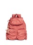 Main View - Click To Enlarge - SEE BY CHLOÉ - 'Joy Rider' small star keyring puffer backpack