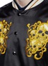 Detail View - Click To Enlarge - ALEXANDER MCQUEEN - Skull paisley embroidered satin souvenir jacket