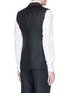 Back View - Click To Enlarge - ALEXANDER MCQUEEN - Pinstripe wool twill gilet