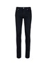 Main View - Click To Enlarge - ALEXANDER MCQUEEN - Slim fit leather outseam jeans