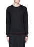 Main View - Click To Enlarge - ALEXANDER MCQUEEN - Skull patch cashmere sweater