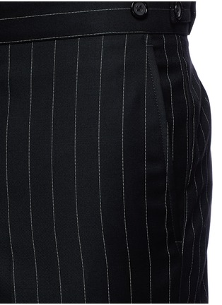 Detail View - Click To Enlarge - ALEXANDER MCQUEEN - Pinstripe wool twill pants