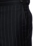 Detail View - Click To Enlarge - ALEXANDER MCQUEEN - Pinstripe wool twill pants