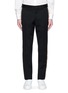Main View - Click To Enlarge - ALEXANDER MCQUEEN - Floral metallic embroidered wool pants