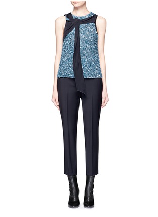 Main View - Click To Enlarge - 3.1 PHILLIP LIM - Silk trim sequin sleeveless top