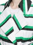 Detail View - Click To Enlarge - EMILIO PUCCI - Oversized stripe coat