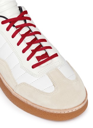 Detail View - Click To Enlarge - ALEXANDER WANG - 'Eden' low top leather and suede sneakers
