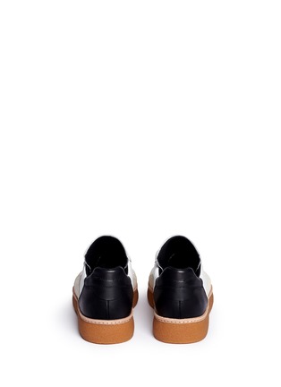 Back View - Click To Enlarge - ALEXANDER WANG - 'Eden' low top leather and suede sneakers