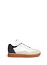 Main View - Click To Enlarge - ALEXANDER WANG - 'Eden' low top leather and suede sneakers