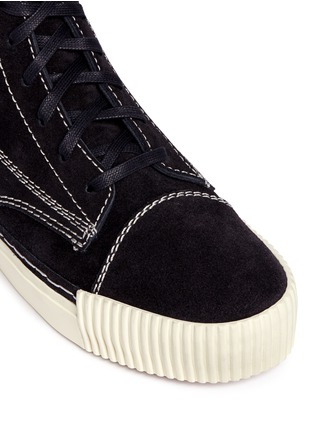 Detail View - Click To Enlarge - ALEXANDER WANG - 'Perry' high top suede sneakers