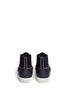 Back View - Click To Enlarge - ALEXANDER WANG - 'Perry' high top suede sneakers