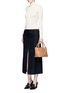 Front View - Click To Enlarge - 71172 - 'Halo' mini leather shoulder bag