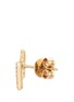 Detail View - Click To Enlarge - KHAI KHAI - 'Linear' diamond 18k yellow gold earrings