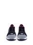 Front View - Click To Enlarge - BALENCIAGA - 'Race Runners' leather and mesh neoprene sock sneakers