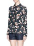 Front View - Click To Enlarge - TORY BURCH - 'Winsor' floral crepe jersey blouse