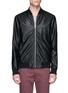 Main View - Click To Enlarge - TOPMAN - Faux leather bomber jacket