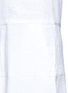 Detail View - Click To Enlarge - VINCE - Drop waist pleat front linen blend dress