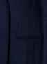 Detail View - Click To Enlarge - LANVIN - Felt collar wool blend coat