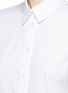Detail View - Click To Enlarge - BALENCIAGA - Pinstripe poplin sleeveless shirt