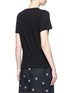 Back View - Click To Enlarge - SAINT LAURENT - 'New York Academy' print jersey T-shirt