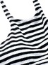 Detail View - Click To Enlarge - VITAMIN A - 'Cozumel' high neck stripe bikini top