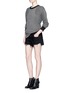 Figure View - Click To Enlarge - RAG & BONE - 'Cut Off' frayed denim shorts