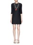Main View - Click To Enlarge - GUCCI - Embellished heart and chain dress