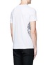 Back View - Click To Enlarge - ALEXANDER MCQUEEN - Butterfly skull print organic cotton T-shirt