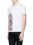 Front View - Click To Enlarge - ALEXANDER MCQUEEN - Butterfly skull print organic cotton T-shirt