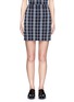 Main View - Click To Enlarge - THEORY - 'Teslianna B' plaid knit skirt