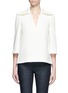 Main View - Click To Enlarge - CO - Flared collar crepe top