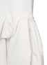 Detail View - Click To Enlarge - LANVIN - Asymmetric ruffle linen blend midi skirt