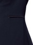 Detail View - Click To Enlarge - ALICE & OLIVIA - 'Jordyn' drape back crepe blazer